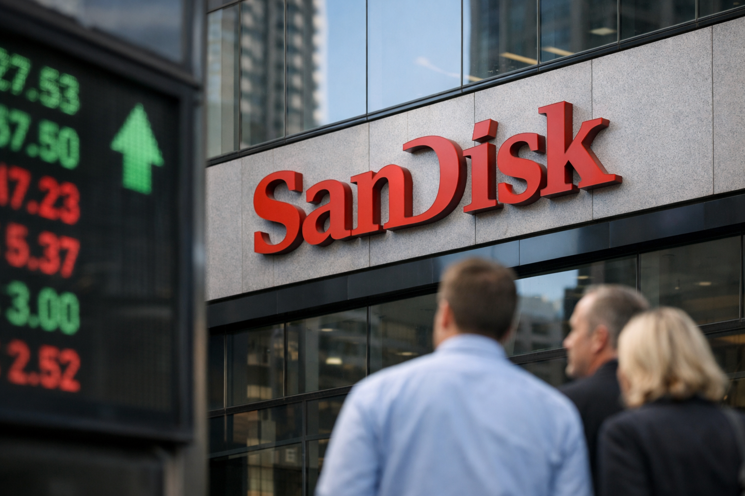 Sandisk stock forms a bearish divergence, enters a risky Wyckoff phase